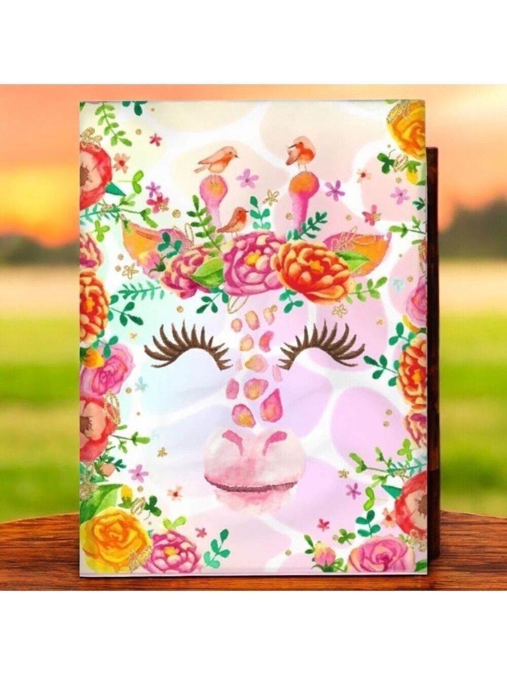 25 10X13 Poly Mailers Cute Floral Giraffe, Shipping Envelopes PRICE IS FIRM - Picture 4 of 8